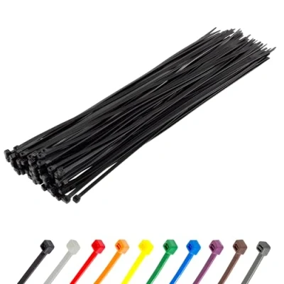 Immagine di Gocableties Fascette Plastica Nere 370 mm x 4,8 100 Pezzi lang UV beständiges Set
