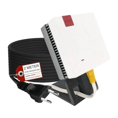 Immagine di TronicXL 2 m di estensione + Supporto ripetitore W LAN compatibile con Fritz Repeater 600 1200 1750E 2400 AVM Fritz! 200 cm
