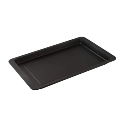 Immagine di Zenker Teglia Piastra per Pizza e Biscotti 42 x 29 2,5 cm, in Acciaio Carbon Steel con Rivestimento Antiaderente (colore: nero), quantità: 1 pezzo, Linea Black Metallic