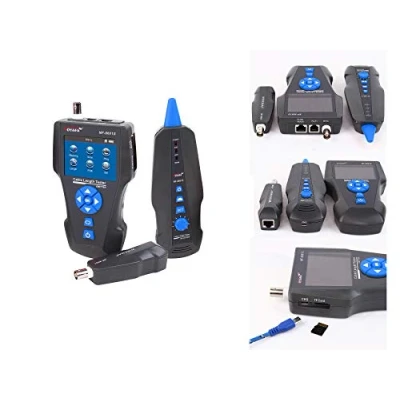 Immagine di KALEA INFORMATIQUE Tester di rete professionale TDR RJ45 RJ11 USB BNC: misura, mappa, localizza, prova PoE, PING. Registrazione ed esportazione. Batterie al litio