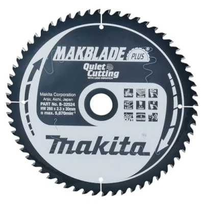 Immagine di Makita MAKBLADE B 32524 Lama circolare in metallo duro 260 x 30 1.8 mm Numero di denti: 60 1 pz.