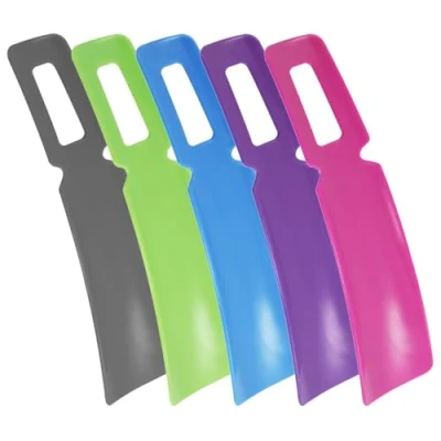 Immagine di com four® 5X Calzascarpe in Grandi Colori con Manico Corto Ideale per i Viaggi cerotto Scarpe di plastica 16 cm (16 5 Pezzi)