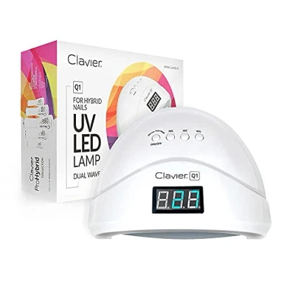 Immagine di Clavier Lampada LED UV 48 W Q1 con 30 diodi luminosi per smalto ibrido, sonda e gel Asciuga unghie portatile dispositivo di indurimento Sensore movimento, timer