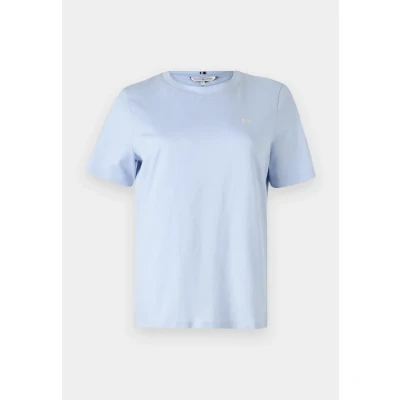 Immagine di Tommy Hilfiger Contrast FLAG TEE Tshirt basic, Donna, Taglia: XS, Breezy blue