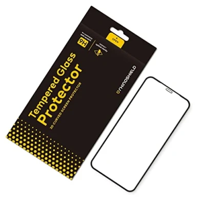 Immagine di RhinoShield Screen Protector compatible with [iPhone 11 / XR] 9H 3D Curved Edge to Tempered Glass Full Coverage Clear and Scratch Resistant Protection