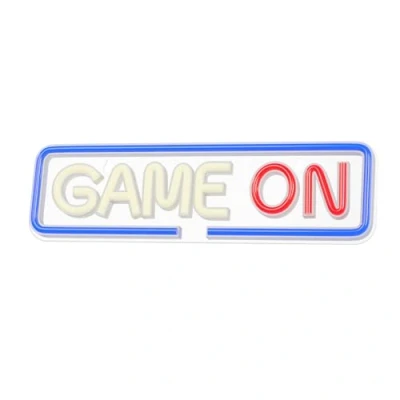 Immagine di FOREVER Neon PLEXI LED GAME ON Multicolore Cambio Dinamico di Colori Facile da Montare Illuminazione d&#039;atmosfera Efficiente dal Punto Vista Energetico Con Funzione Dimmer e Lunga Durata