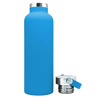Immagine di NERTHUS FIH 764 Thermos con Tappo a Doppia Parete, per Freddi e Caldi, in Acciaio Inox, 750 ML, Senza BPA, 18/8, 18, Blu