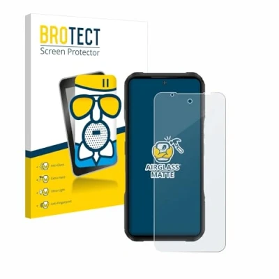 Immagine di brotect Pellicola Vetro Opaca per Doogee V20 Pro Protezione Schermo [Anti Riflesso, Durezza 9H]