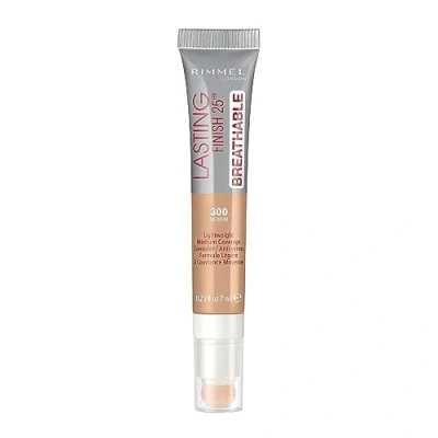 Immagine di Rimmel London Lasting Finish Breathable 25H Correttore, Copre Occhiaie, Imperfezioni e Discromie, Medium , 7 ml