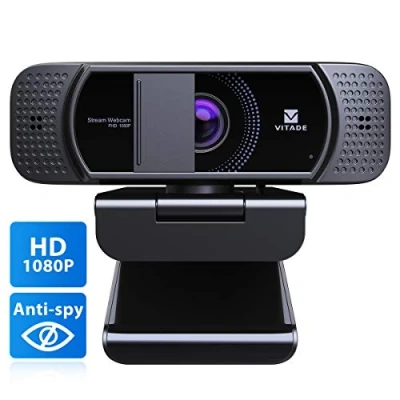 Immagine di VITADE 672 HD USB Desktop Laptop Webcam 1080P with Microphone and Cover for Streaming Games Conferences, Mac Windows PC Xbox Skype OBS Twitch YouTube Xsplit
