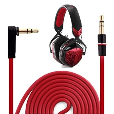 Immagine di cavo audio da studio compatibile con cuffie V Moda Crossfade LP/LP2, XS m 80 100 200, 1,25