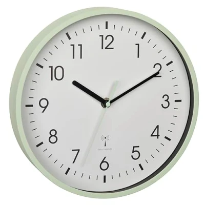 Immagine di TFA Dostmann 60.3550.04 Radiocontrollato Orologio da parete 24.5 cm x 4.2 Menta