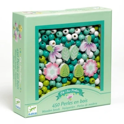 Immagine di Djeco DJ09808 Foglie per Bambini più Grandi Perline e Gioielli, Colore Misto, Small, 100