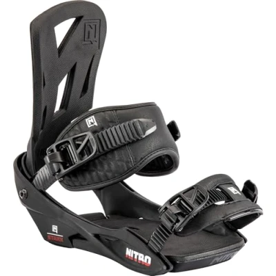 Immagine di Nitro Staxx &#039;23 Snowboard Bindung, Attacco Uomo, Nero, M