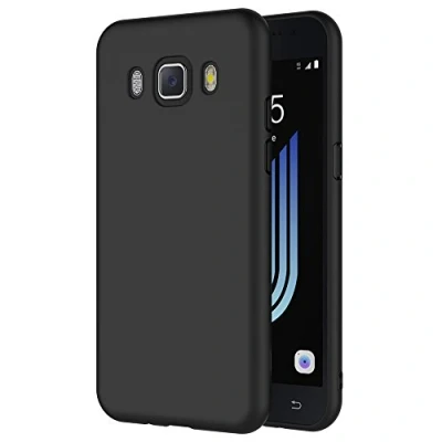 Immagine di AICEK Cover per Samsung Galaxy J5 2016, 2016 Nero Silicone Case Molle di TPU Sottile Custodia (J510 5.2 Pollici)