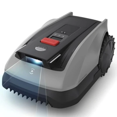 Immagine di ECOVACS GOAT O1200 RTK Robot Tagliaerba Senza Filo Perimetrale 1200 m², RTK+Vision Potenziata da LiDAR Rasaerba Robot, 3 8cm APP Altezza di Taglio Regolabile, dei bordi, Pendenza 45%