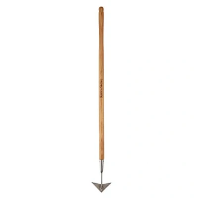 Immagine di Kent &amp; Stowe Zappa con manico lungo Falce per erba in acciaio inossidabile diserbare, frassino, lunghezza: 152 cm
