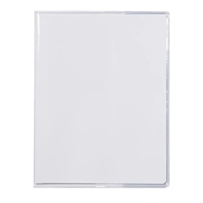 Immagine di Calligraphe 73100C Copertina Cristalux Incolore 17x22 cm 22/100 con Alette Verde PVC Trasparente Liscio