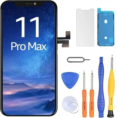 Immagine di LL Trader Display per iPhone 11 PRO Max Schermo di Ricambio 6.5‘’ LCD Touch Screen Digitizer Assembly con Kit Riparazione