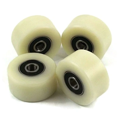 Immagine di 4 ruote in nylon poliammide diametro 40 mm larghezza 20 cuscinetto 8 precisione made EU
