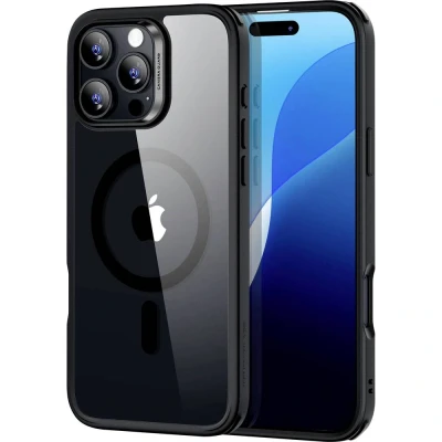 Immagine di ESR Classic Hybrid HaloLock Case Backcover per cellulare Apple iPhone 16 Pro Max Trasparente, Nero Compatibile con MagSafe