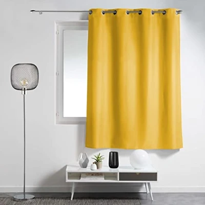 Immagine di Douceur d&#039;Intérieur 1609101 Tende, Poliestere, Miele, 140 x 180 cm