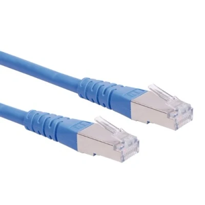 Immagine di Roline 21.15.1394 RJ45 cavo di rete, patch CAT 6 S/FTP 15.00 m Blu doppia schermatura 1 pz.