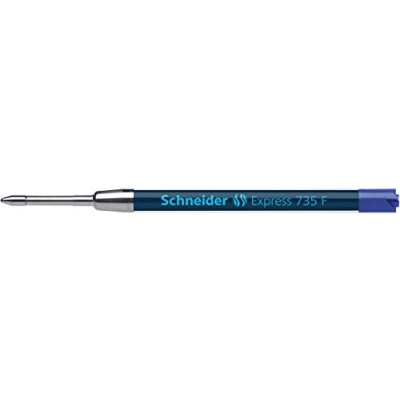 Immagine di Schneider Set di 3 ricariche per penna sfera Express 735 PTE fine F blu