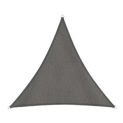 Immagine di Windhager Cannes 10714 Tenda Parasole Triangolare, 3 x m, per Giardino e terrazzo, Resistente ai Raggi UV alle intemperie, Colore: Antracite