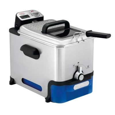 Immagine di Tefal Oleoclean Pro Inox &amp; Design FR8040 Singolo 3.5L 2300W Nero, Acciaio inossidabile
