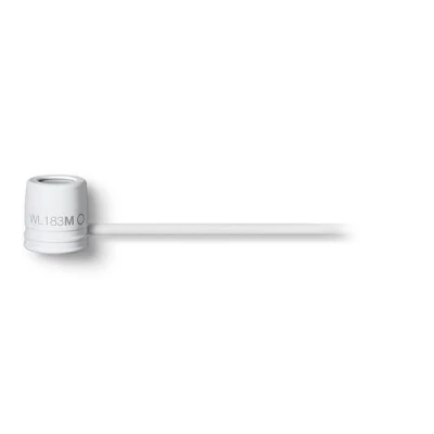 Immagine di Shure WL183MW/O TQG LAVALIER MICROPHONE, OMNI, WHITE 1 cm Condenser Lavalier, White, Omnidirectional, TA4F Termination Pouch, Tie Clip, Snap Fit Windscreen