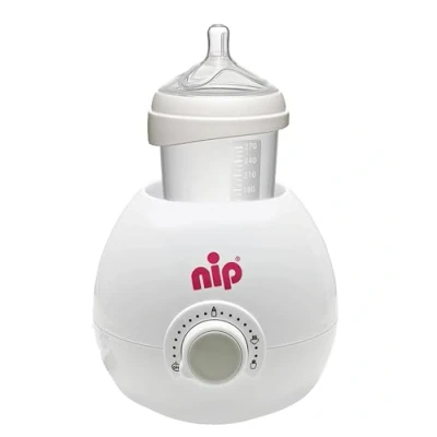 Immagine di NIP Scaldabibri per neonati: scaldabiberon affidabile e delicato tutti i biberon bicchieri, senza BPA, a partire da 0 anni, bianco