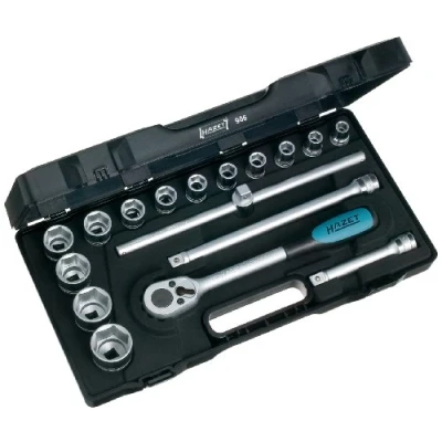 Immagine di Hazet Kit di chiavi a bussola metrico 1/2 (12.5 mm) 17 parti 906