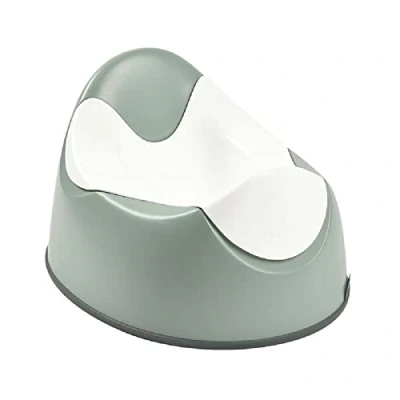 Immagine di Béaba Vasino di Apprendimento, WC Ergonomico per Bambini, Antiscivolo, Igienico i Neonati, Facile da Pulire e Rippore, Maniglie sulla Tazza Tenersi, Made In France, Verde Salvia