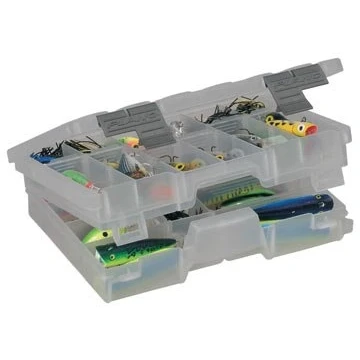 Immagine di Plano Guide Series Two Tiered StowAway 3600 Double Sided Tackle Box Scatola per la conservazione dell&#039;attrezzatura da pesca, borsa, ottima conservare esche, esche morbide e altri attrezzi pesca