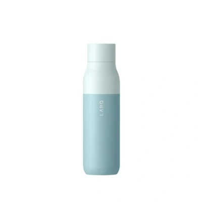 Immagine di LARQ Bottiglia PureVis 500ml di vetro per acqua autopulente e isolata in acciaio inox con depuratore UV design premiato 2 Anni Garanzia, Seaside Mint