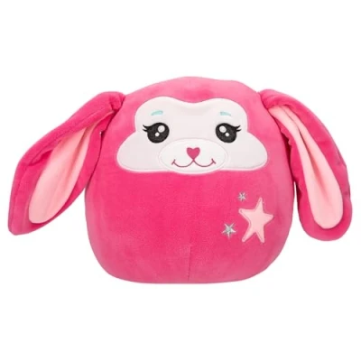 Immagine di Depesche 13039 Ylvi Swoppies Coniglio di Peluche Rosa, con Effetto Luminoso, Stella e Lunghe Orecchie flosce, Alto Circa 20 cm, Multicolore, One Size