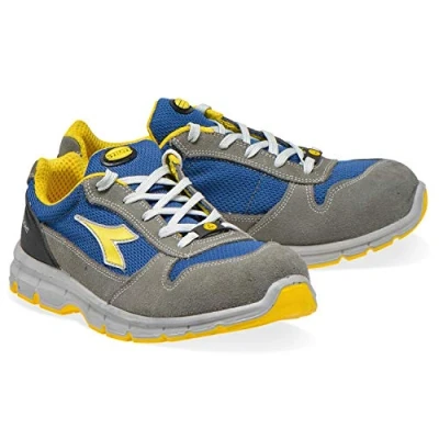 Immagine di Utility Diadora 701.175305 Run Text Low S1P SRC ESD Scarpa Antinfortunistica Bassa, Castle Rock/Insignia Blue, Taglie 49