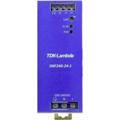 Immagine di TDK Lambda DRF240 24 1/HL Alimentatore per guida DIN V/DC 240 W Num. uscite:1 x Contenuto 1 pz.