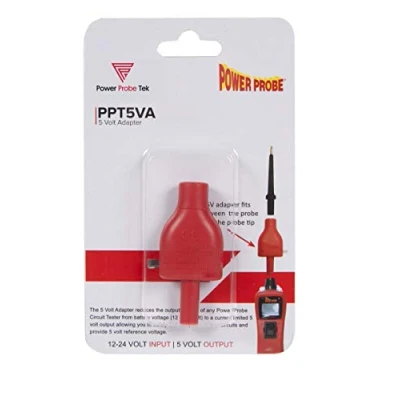 Immagine di Power Probe PPT5VA Adattatore 5V Limita la Tensione di uscita del tester collegato alla batteria da 12 24V a 5 Volt