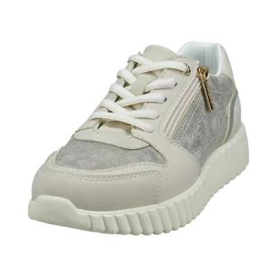 Immagine di bugatti Sneakers basse, Donna, Taglia: 37, Beige/metallics Finta pelle di alta qualità