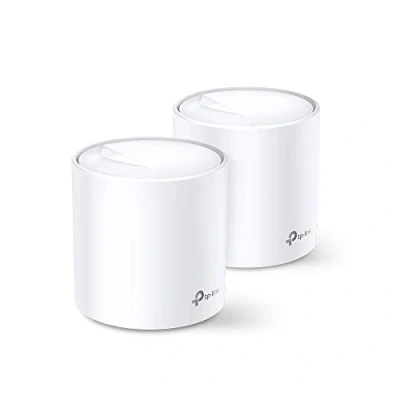 Immagine di TP Link Deco X60 wifi 6 Mesh WiFi, AX3000 Sistema per tutta la casa, Sostituisci router e extender tradizionali, Funziona con Alexa (confezione da 2)