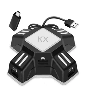 Immagine di Adattatore KX Tastiera e Mouse per Nintendo Switch /PS5/ PS4 / PS3, Convertitore USB 2.0 Game Controller Converter Keyboard Adapter