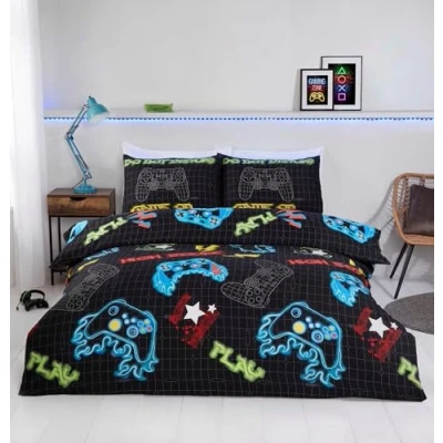 Immagine di Rapport Home Set copripiumino singolo in microfibra per gamer, multicolore