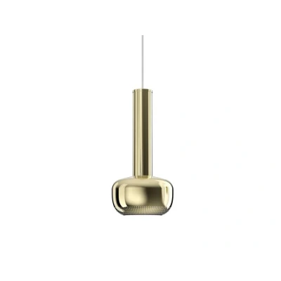 Immagine di Lampada a sospensione Louis Poulsen VL 56 in ottone lucido