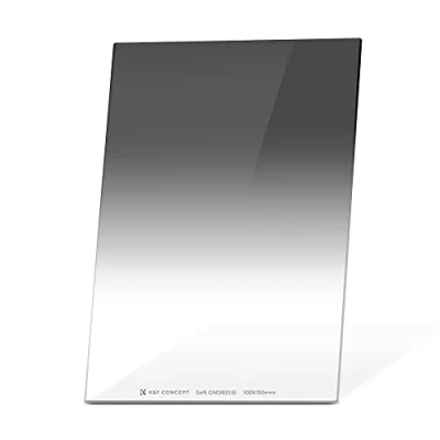 Immagine di K&amp;F Concept Nano X Filtri a Lastra Soft GND 8 (0.9) da 100x150mm in Vetro Ottico con 28 Strati Rivestimento Compatibile Porta per Lente