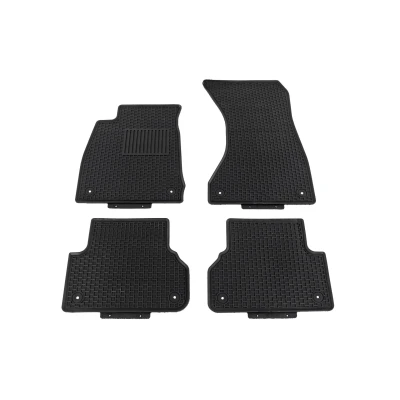 Immagine di VAICO V10 7497 Set tappetino Gomma anteriore e posteriore 4 nero Su misura AUDI: A4 B9 Avant, Sedan