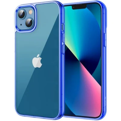 Immagine di JETech Cover Compatibile con iPhone 13 6,1 Pollici, Custodia Assorbimento degli Urti e Anti Graffio (Blu)