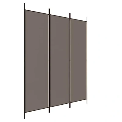 Immagine di vidaXL Divisorio a 3 Pannelli Antracite 150x220 cm in Tessuto