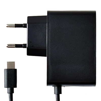 Immagine di ALIMENTATORE/CARICATORE/CARICA BATTERIE DA RETE/MURO TYPE C per NINTENDO SWITCH, SWITCH LIGHT, OLED